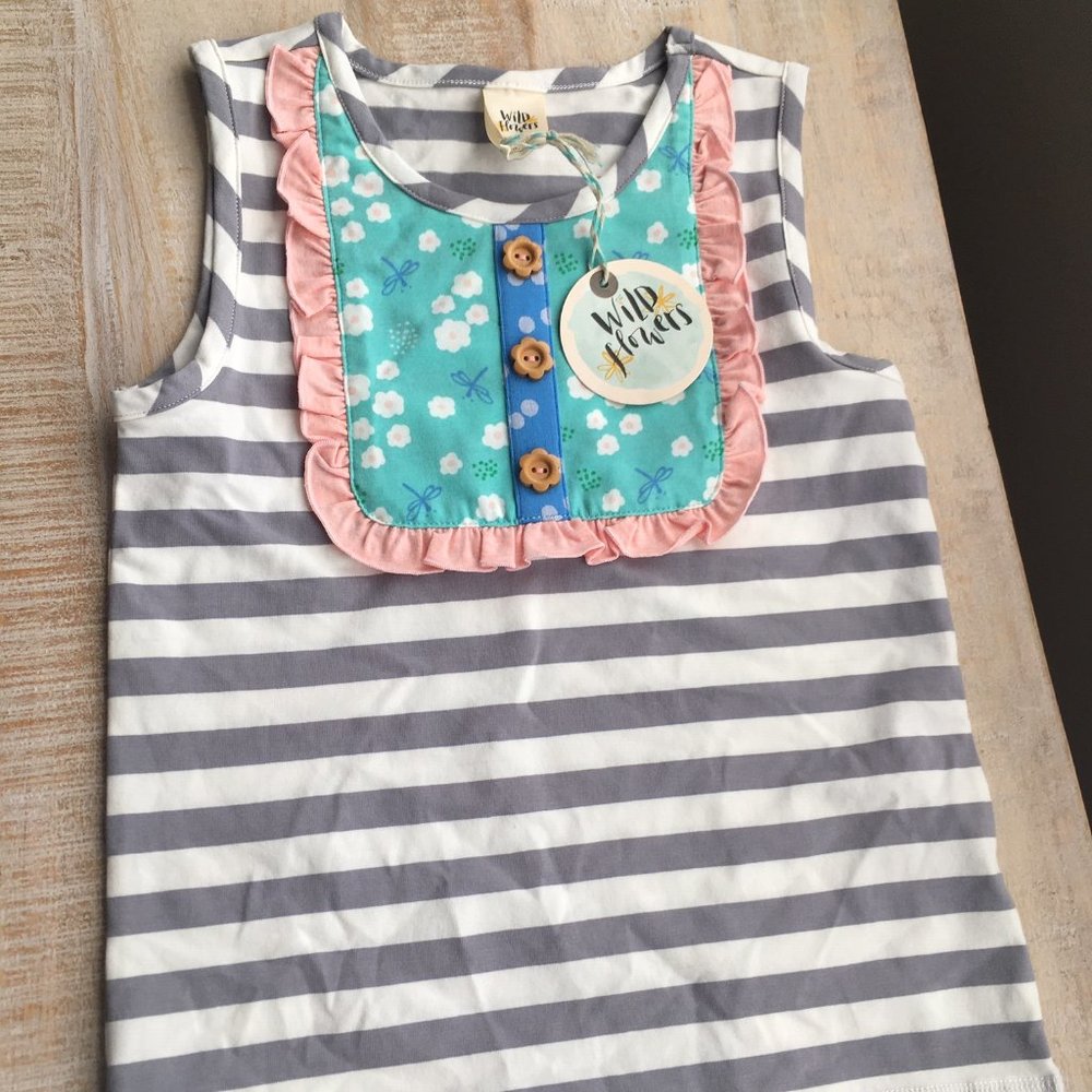WildFlowers Smiley Miley Tank Top sz 10 NWT